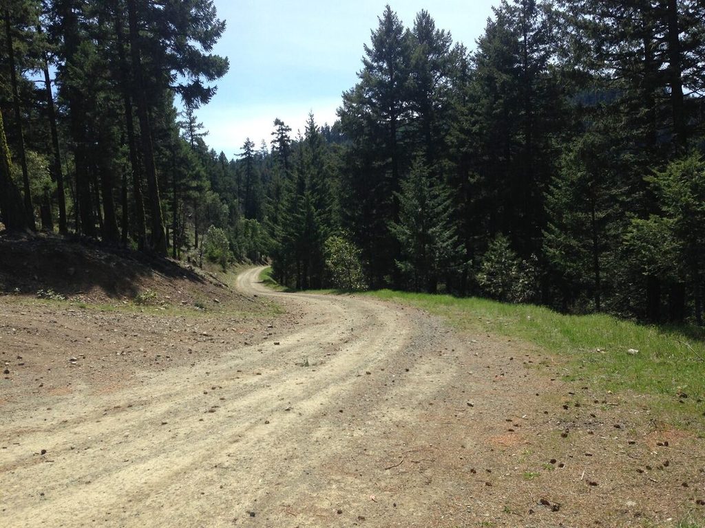 A final bit of gravel before hitting the pavement.