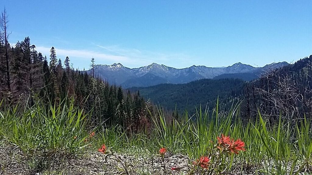 As we FINALLY neared the end of the long climb, we were treated to some pretty awesome views of the Red Buttes.