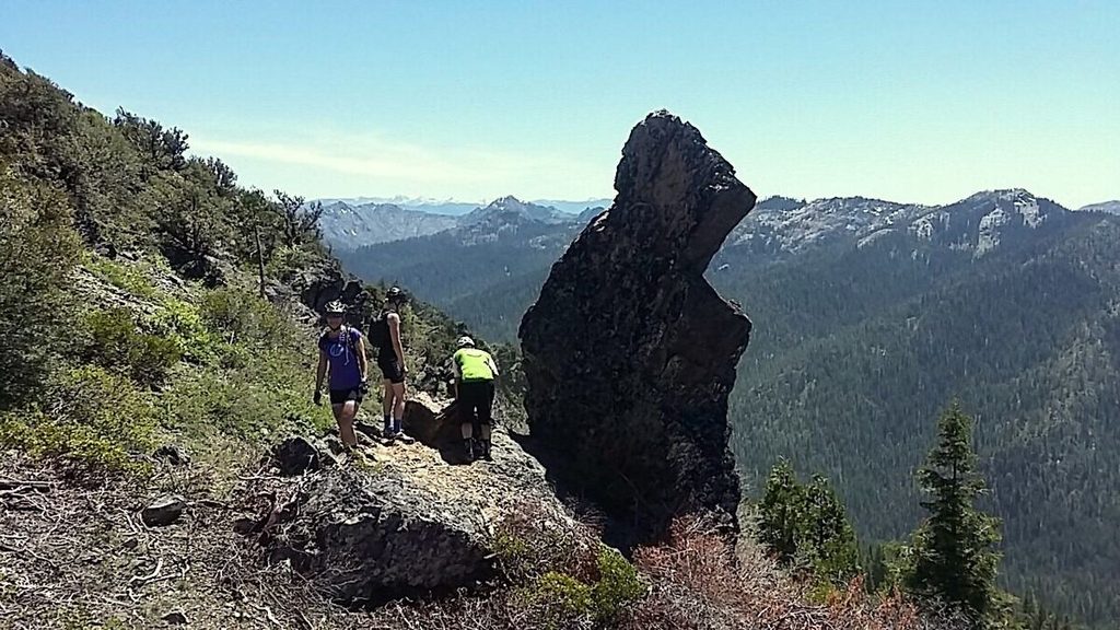 There was something to see here at Whisky Rock (again, that's what I call it. I mean, come on. It's right by Whisky Peak and it's a big rock).