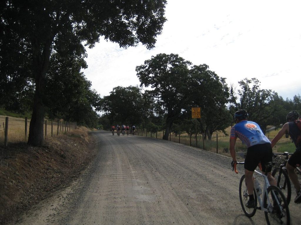 Taking off up Obenchain Road.
