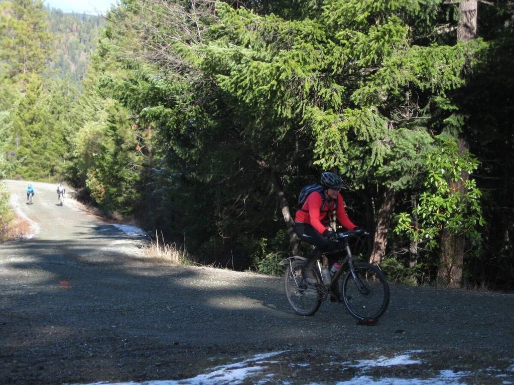 Nearing the top of Woodrat.