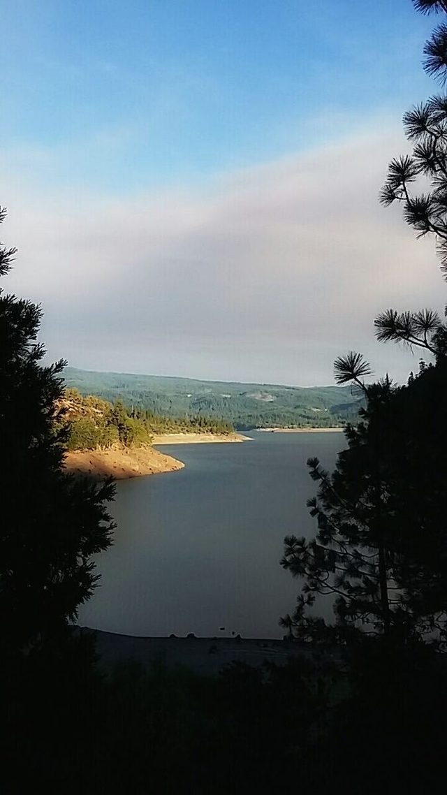The smoke wanted to smother us but we managed to finish before it settled in.
