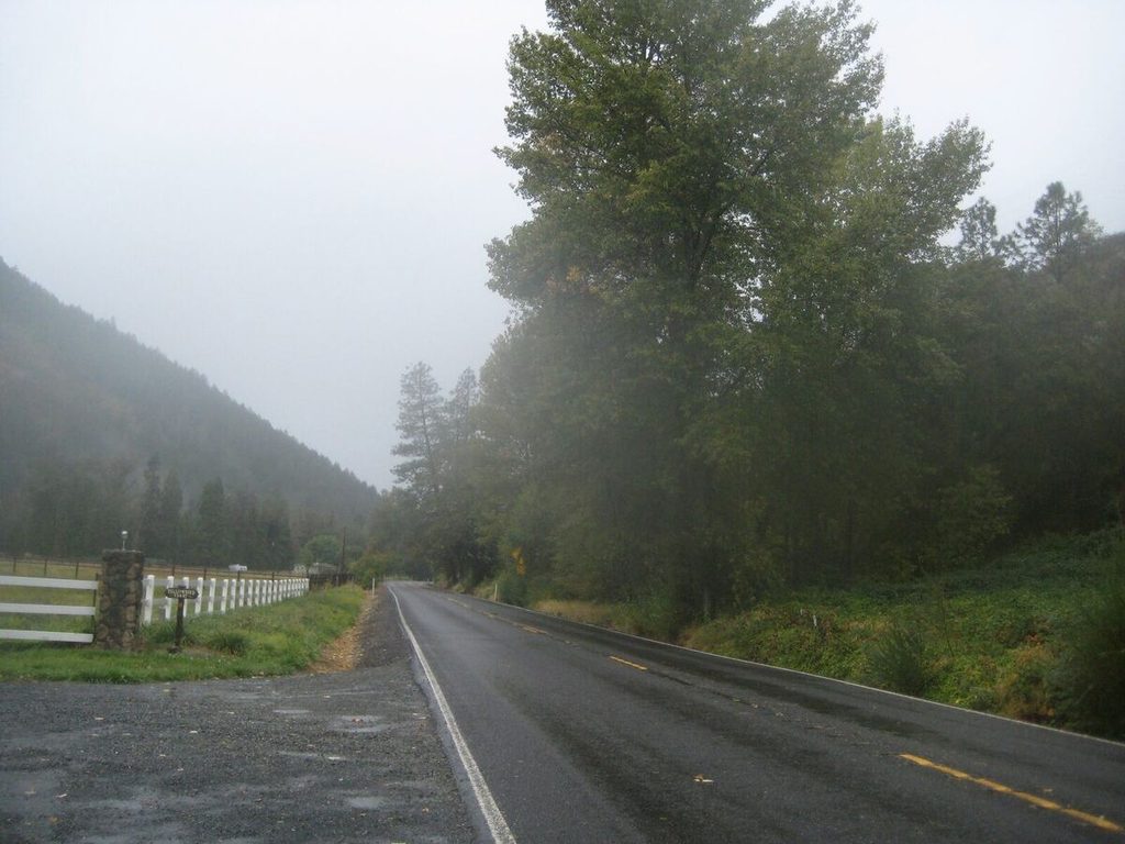 Heading toward Star Gulch Road on Upper Applegate Road.