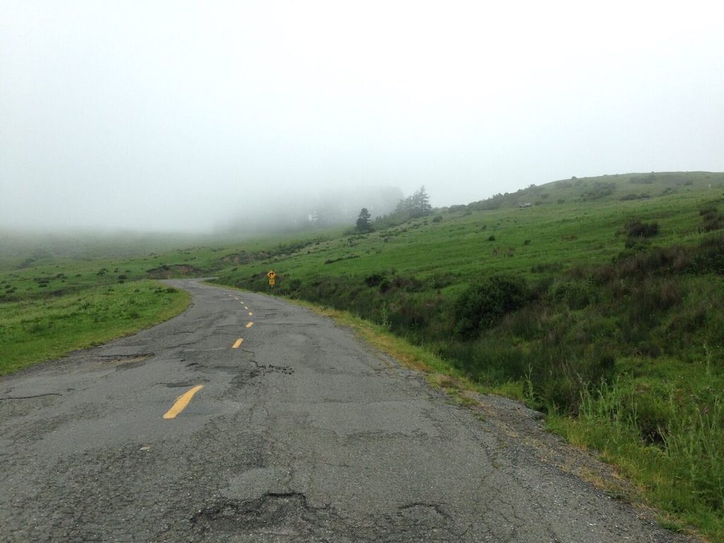 Beginning the Endless Hills ascent.