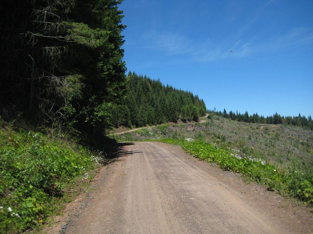 Ridgeline outside of town.