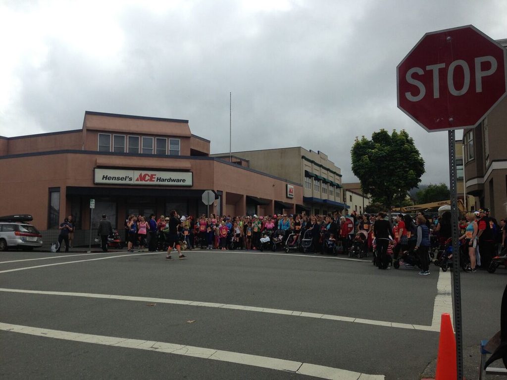 Packed streets.