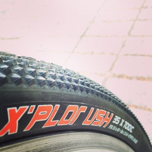 New tire, day one.