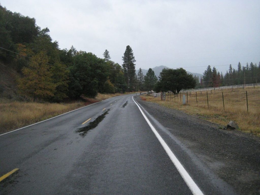 Back on 238 (into headwind).