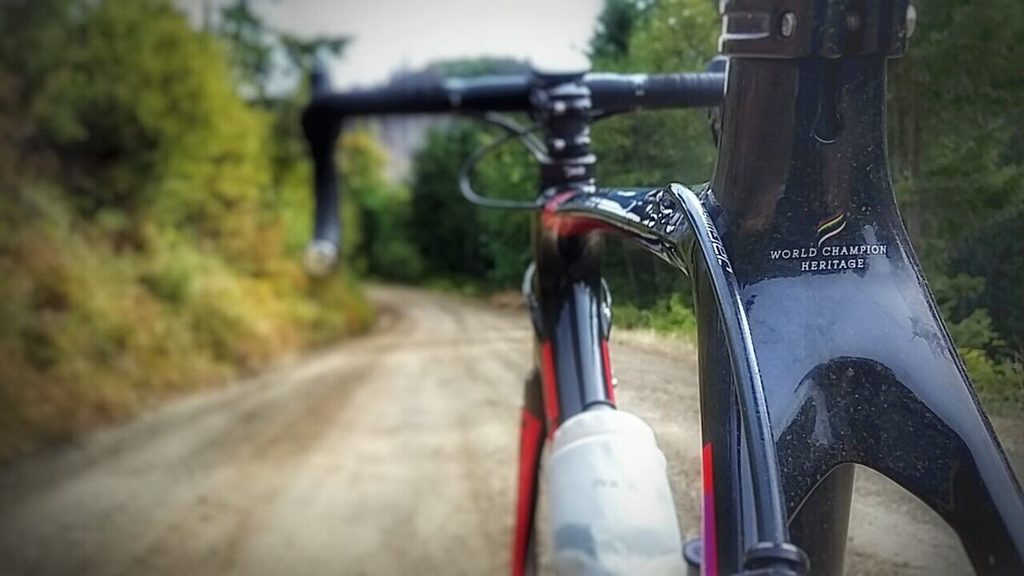 While the road never got TOO bad, I did take an occasional forced break since my aired up slicks didn't take to the chunky rocks too well.