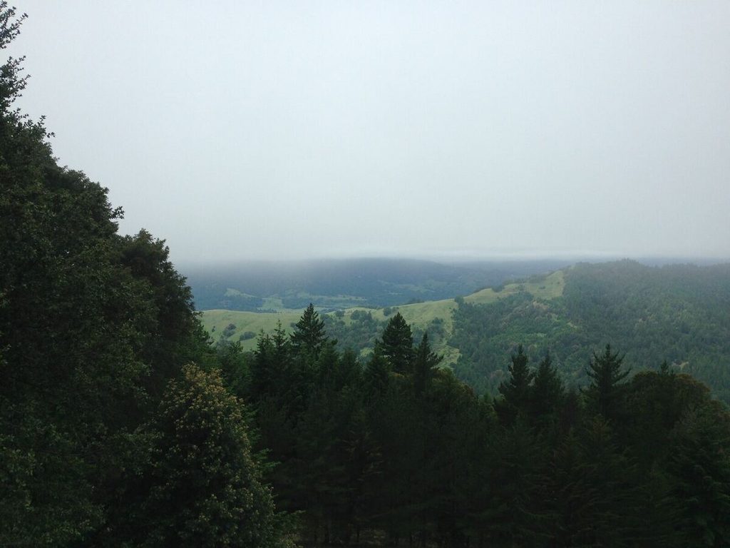 Clouds over the Mattole Valley.